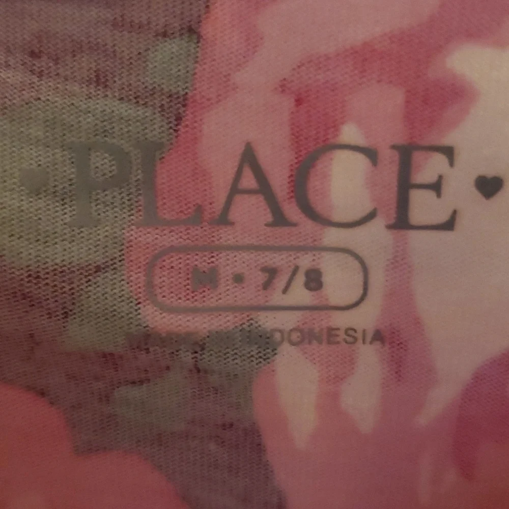 Childrens Place Girls Dres 👗 Size M 7/8 Pink and White Floral Dress Lightweight